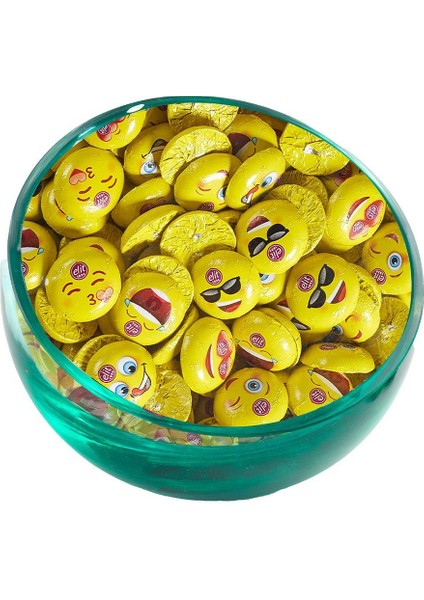 Elit Mini Elitoloji Emoji Sütlü Çikolata ve Chocoeggy Fındık Kremalı Yumurta Seti, Glutensiz, Özel Gün Hediyelik, 2×1 kg modelleri