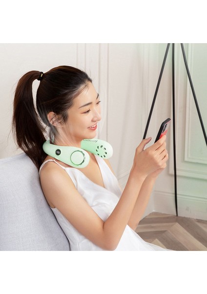 Şarjlı Boyun Vantilatör Taşınabilir, Yapraksız Boyun Fan Serinletici ,kişisel , 3 Hız Kademeli modelleri