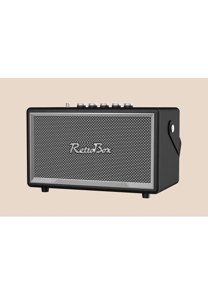 Retro Box Hd Ses Kaliteli Hoparlör Extra Bass Bluetooth Müzik Çalar