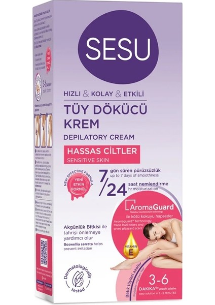 Tüy Dökücü Krem 40ML Hassas Ciltler/sensitive (3 Lü Set) fiyatları