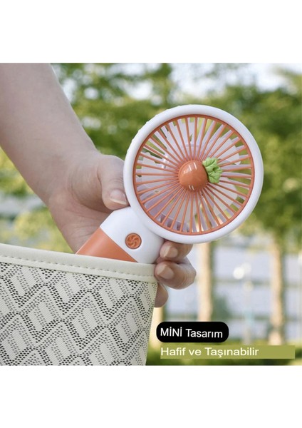 Şarjlı Masa ve El Fan Taşınabilir Şarjlı Edilebilir Mini Fan modelleri