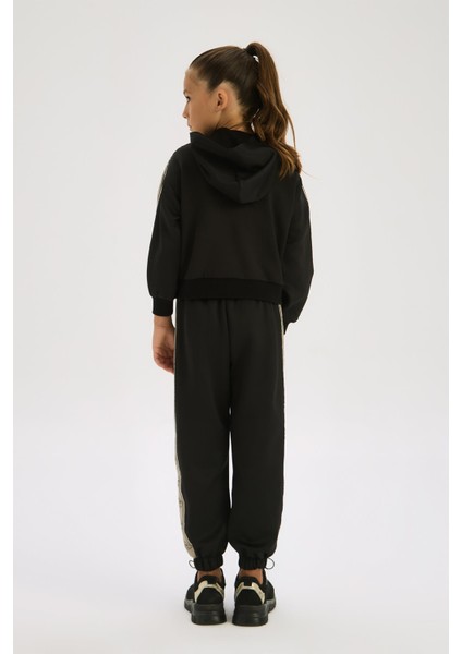 Bg Store Kız Çocuk Siyah Eşofman Üstü fırsatları