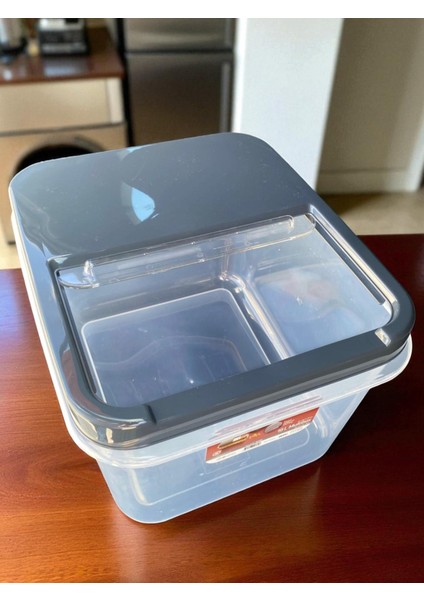 16 Litre Büyük Boy Saklama Kabı – Şeffaf Gövde, Açılır Kapanır Sürgülü Kapak indirimleri