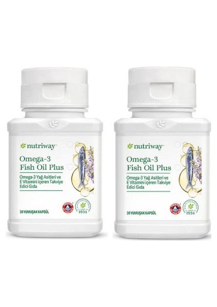 Nutriway™ Omega-3 Fish Oil Plus 2 Adet