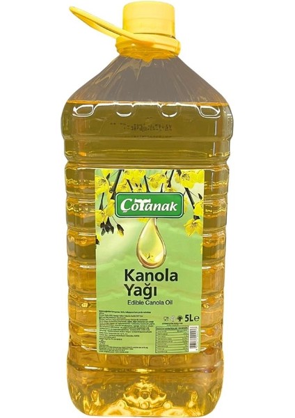 Cotanak Kanola Yagı 5lt Kare Pet
