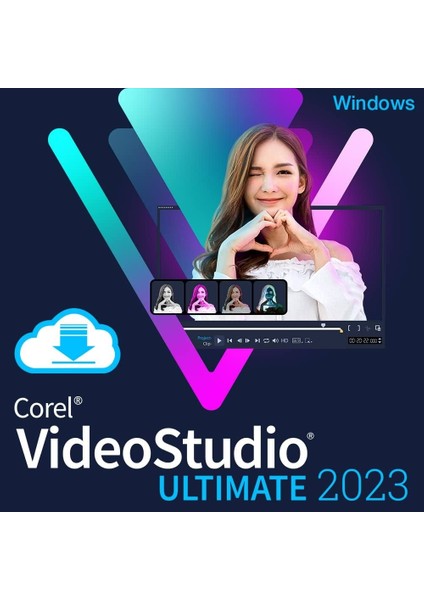 VideoStudio Ultimate 2023⁠⁠ (Windows) - 1 PC Süresiz Dijital Kod
