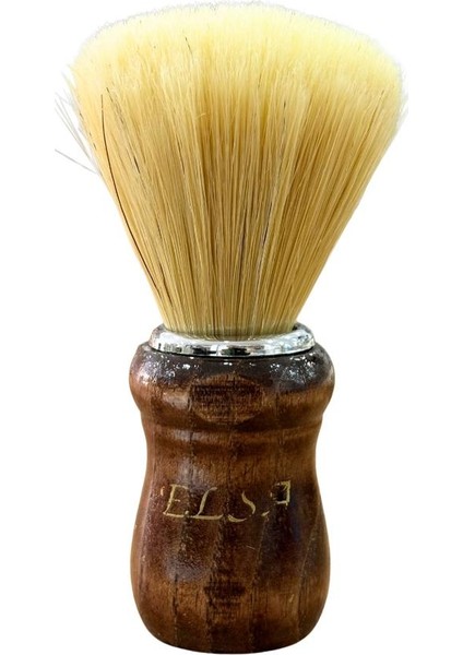 Premium Küçük Boy Sakal Fırçası Koyu Renk Ahşap Sap