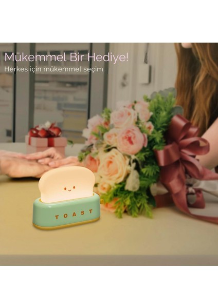 LED Masa Lambası Tost Makinası USB Şarjlı modelleri