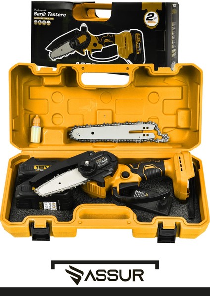 18V Çift Akülü Ağaç Odun Dal Budama Testere fiyatları