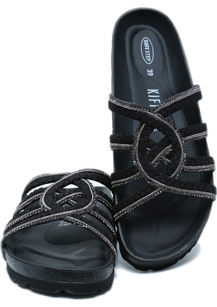 K14840 Kifidis Soft Step Kadın Taşlı Mantar Terlik 36-41 fiyatları