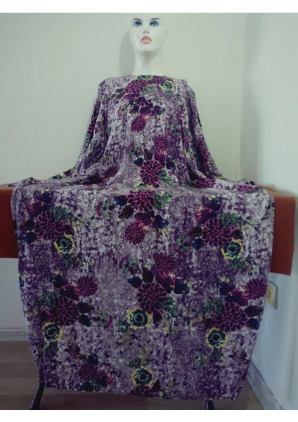 Robadan Uzun Kollu %100 Viskon Basma Çiçekli Anne Elbise, Namaz Elbisesi fiyatları