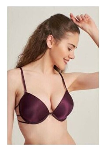 Kadın Mor Fantezi Destekli Sütyen