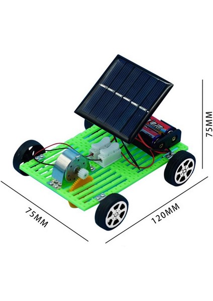 Güneş Enerjisi ve Elektrik Enerjisi Ile Çalışan Araba Deney Seti Hibrit Araba Demonte modelleri