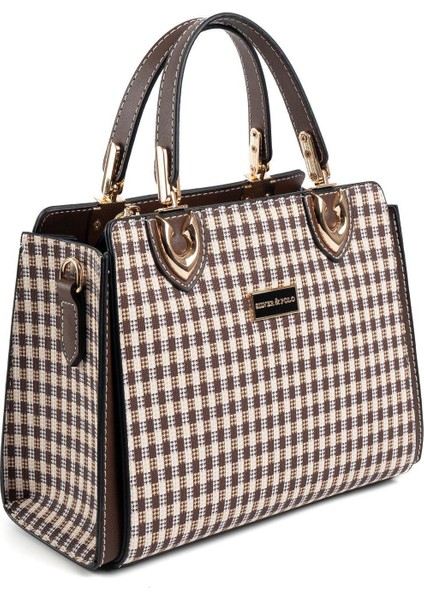 Kahve Sarı - Kahve SP1133 Kadın El Çantası modelleri