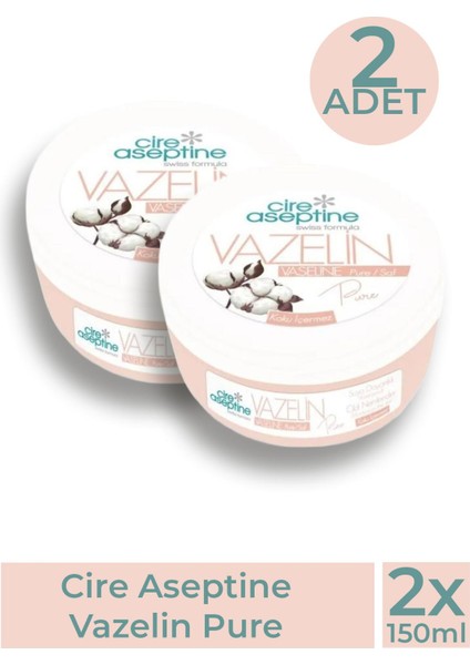 Vazelin Pure 150 ml 2 Adet
