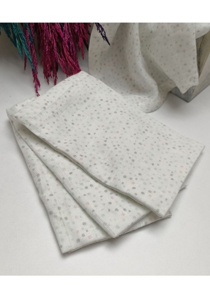 Soft Puantiyeler Desen Müslin Örtü ve 3'lü Mendil Seti fiyatları