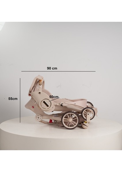 V9 Travel Sistem Bebek Arabası – Kolay Katlanır, Çift Yönlü Kullanım, 0-25 kg Taşıma Kapasiteli Konforlu Tasarım