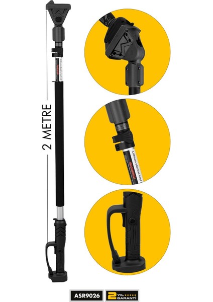 Bağ Bahçe Budama Testere Makas Ile Uyumlu Teleskopik Kol