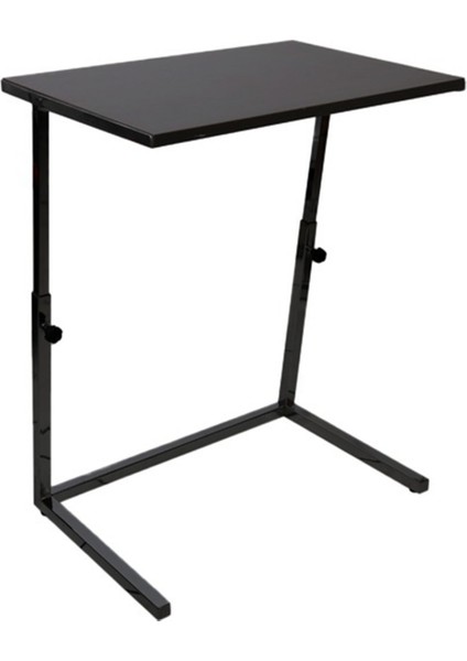 Yükseklik Ayarlı Çok Amaçlı Zigon Fonksiyonel Laptop Sehpası - Siyah fırsatları