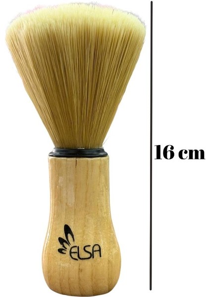 Premium Büyük Boy Ense Fırçası Açık Renk Ahşap Sap 16 cm fırsatları