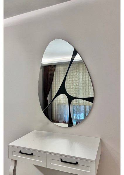 Asimetrik Desenli Şık Ayna modelleri