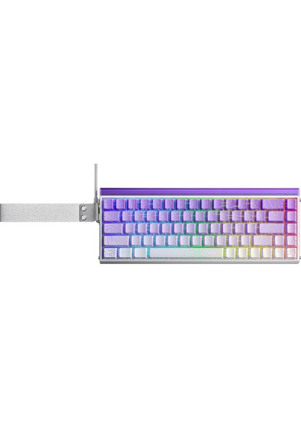HERO 68 He Manyetik Klavye Rapid Trigger Dragon King Switch 8000Hz Rgb Neon Tkl Hot Swap Oyuncu Klavyesi Mor modelleri