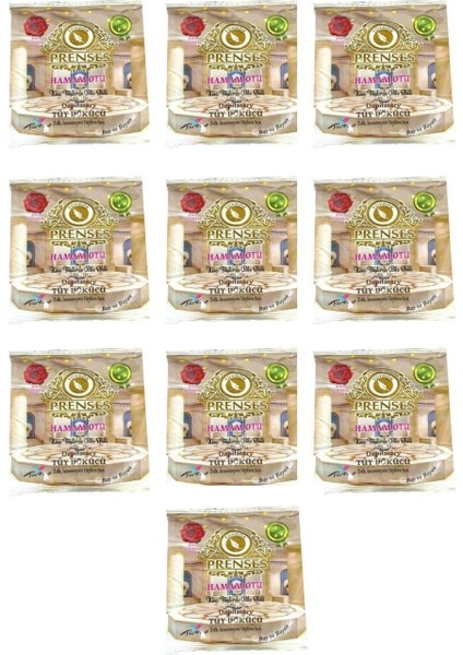 Gül Kokulu Tüy Dökücü Hamam Otu Tozu 200GR x 10 Adet