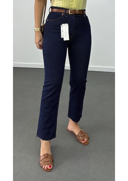 Juliet Lacivert Yüksek Bel Slim Fit Jeans