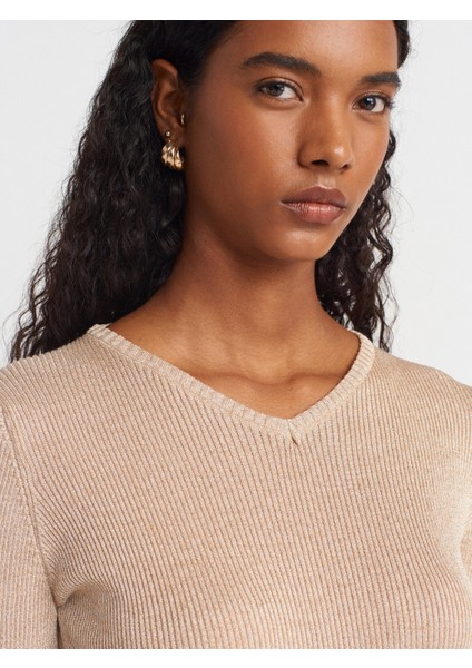 10803 V Yaka Simli Triko Kazak-Bej modelleri