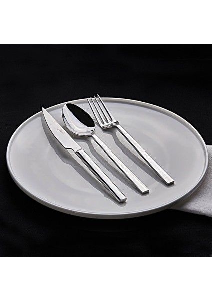 1800 18 Parça 6 Kişilik Çatal Kaşık Bıçak Takımı