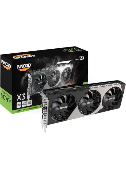 Geforce Rtx 5070 Tı X3 16GB Gddr7 256BIT Dlss 4 Ekran Kartı