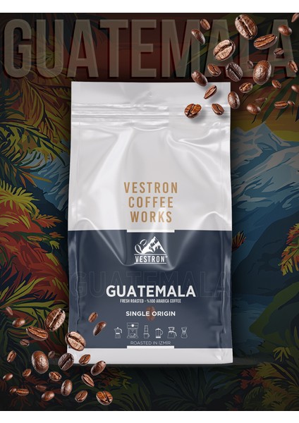 %100 Arabica Guatemala Fedecocagua Espresso|Single Origin Filtre Kahve|Orta Kavrum|250g
