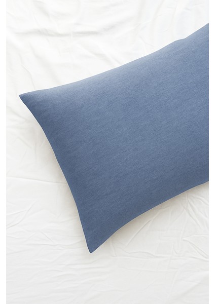 Tek Kişilik Nevresim Takımı Indigo Mavi eco cotton fırsatları