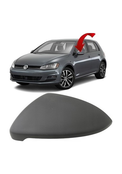 Volkswagen Golf 7.5 2017-2020 Arası Modeller Sol Dış Dikiz Aynası Kapağı Üst Kapak 5G0857537C fiyatları