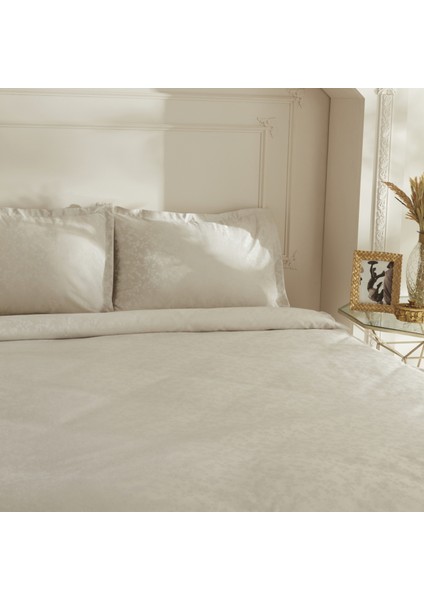 Venessa Çift Kişilik Nevresim Takımı Ekru modelleri