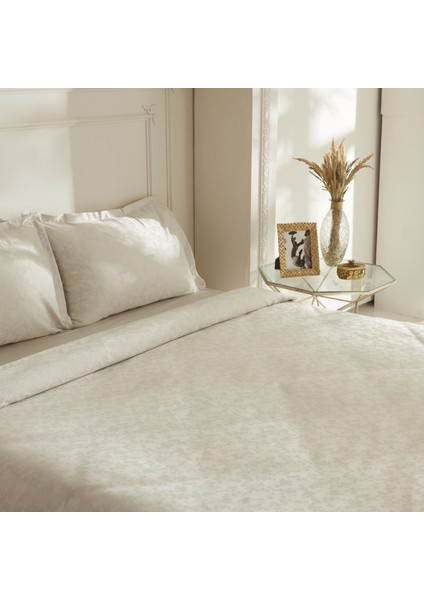 Venessa Çift Kişilik Nevresim Takımı Ekru