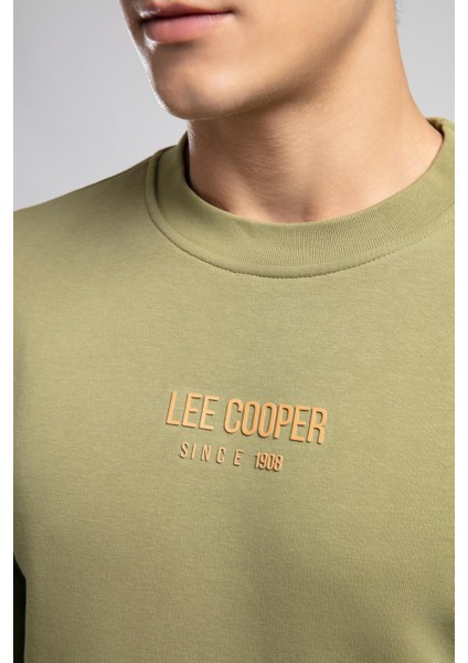 Frose Erkek O Yaka Sweatshirt Açık Haki modelleri