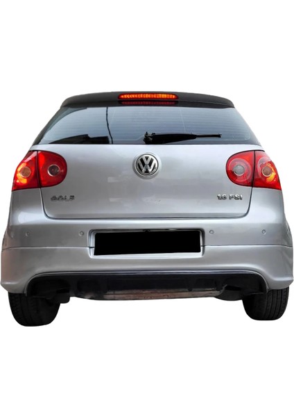 🚗 Volkswagen Golf 5 Uyumlu Custom Arka Ek Mat Siyah Plastik 2003-2009 ⚡ Boyasız fırsatları