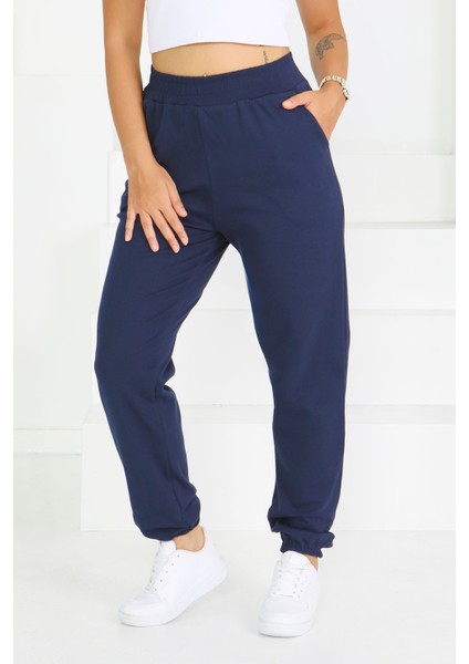 Cepli Jogger Lacivert Kadın Eşofman Altı-27675 fiyatları