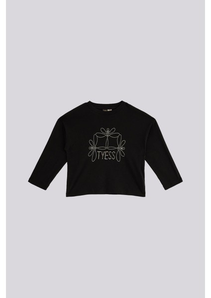 Bg Store Kız Çocuk Siyah Tshirt indirimleri