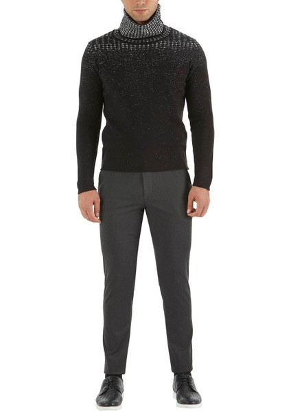 P 1052 Skınny Antrasit Spor Pantolon