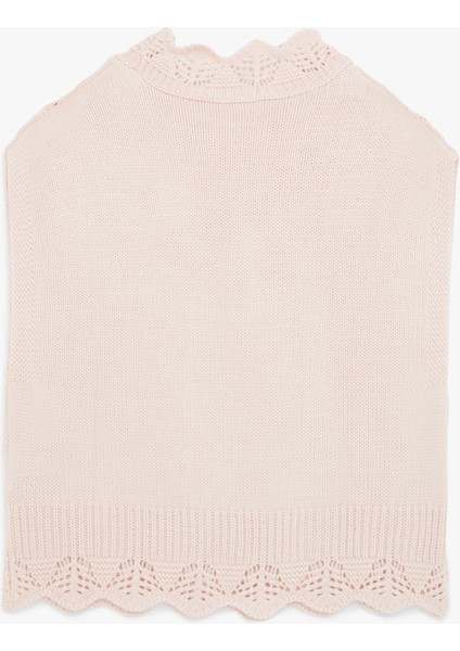 Dik Yaka Kolsuz Ajurlu Örgü Süveter fırsatları