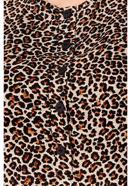 Kadın Büyük Beden Düğmeli Babanne Elbisesi fırsatları