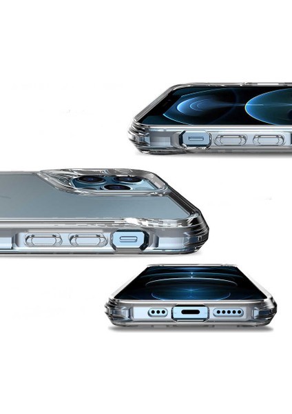 iPhone 12 Pro Max Uyumlu Ecrz T-Max Kapak-Renksiz indirimleri