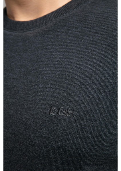 Newdwade Erkek O Yaka Sweatshirt Antrasit fırsatları