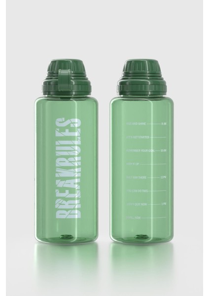 Ege Yazı Desenli 1000 ml Tritan Matara 912141 Yeşil fiyatları