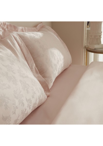 Viole Çift Kişilik Nevresim Takımı Pudra