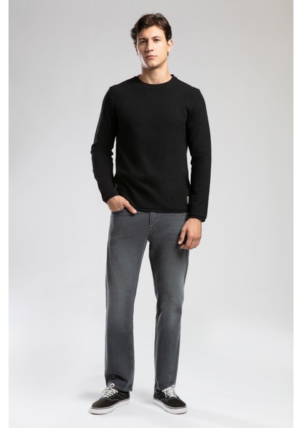 Ben Erkek O Yaka Sweatshirt Siyah