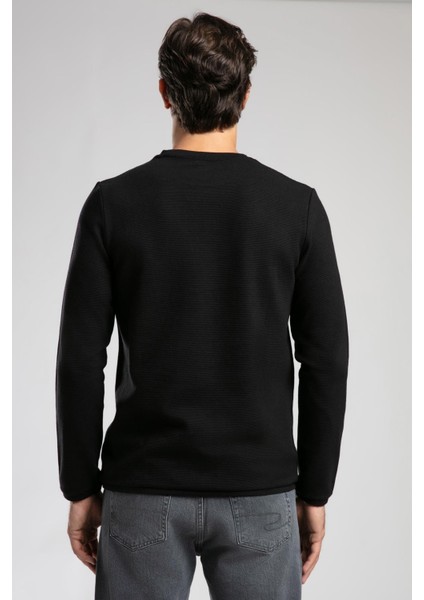 Ben Erkek O Yaka Sweatshirt Siyah modelleri