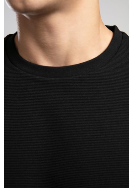 Ben Erkek O Yaka Sweatshirt Siyah fırsatları